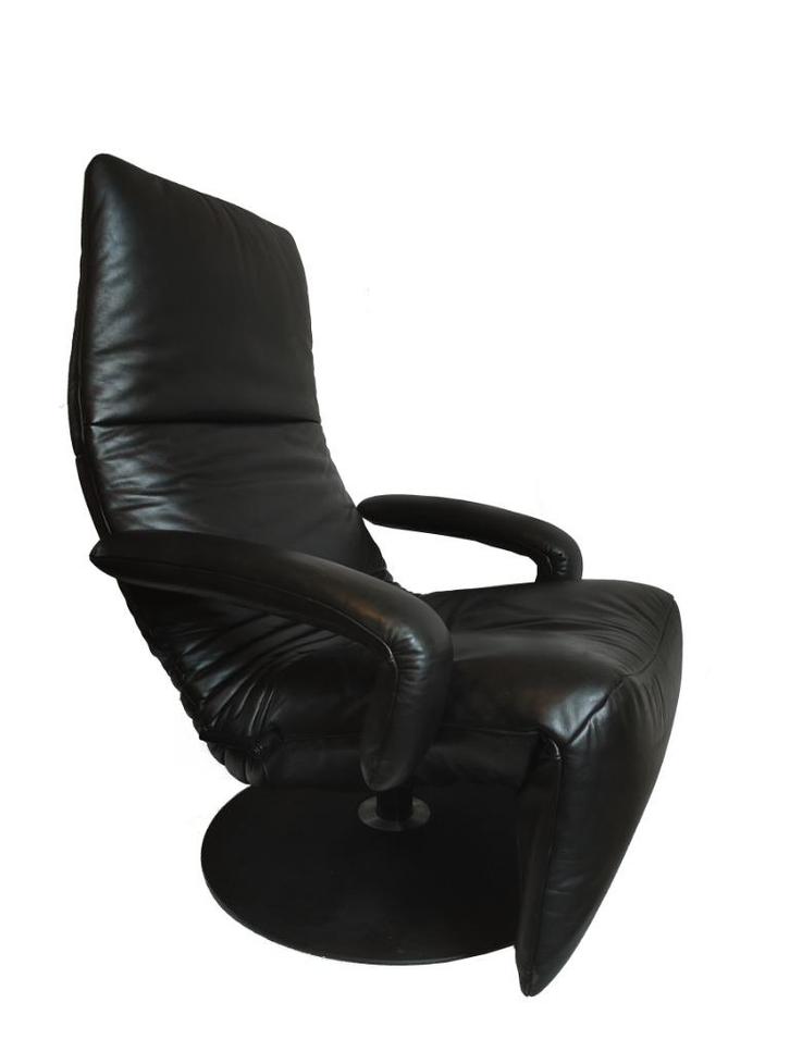 Fantastische zeer nette Jori Verhaert design relax fauteuil, Huis en Inrichting, Fauteuils, Gebruikt, Leer, Metaal, 50 tot 75 cm