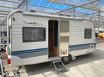Hobby uit 2001 | Nieuwstaat | 495 UFE | Mover | Schotel |, Caravans en Kamperen, Caravans, Rondzit, Hobby, Frans bed, Bedrijf