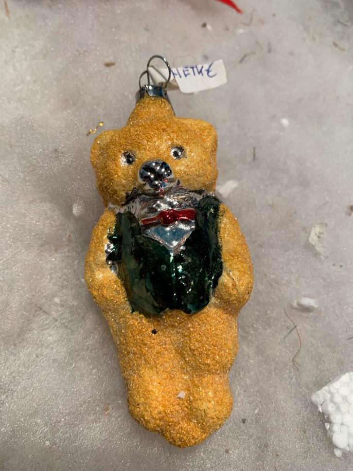 #kerst kerstbal beer, Diversen, Kerst, Zo goed als nieuw, Ophalen of Verzenden