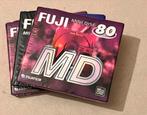 3x Fujifilm MiniDisc MD 80 nieuw in verpakking, Ophalen of Verzenden, Minidisc-recorder