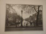 Ikea frame wall art - Amsterdam with red bicyle. 118x78cm, Ophalen