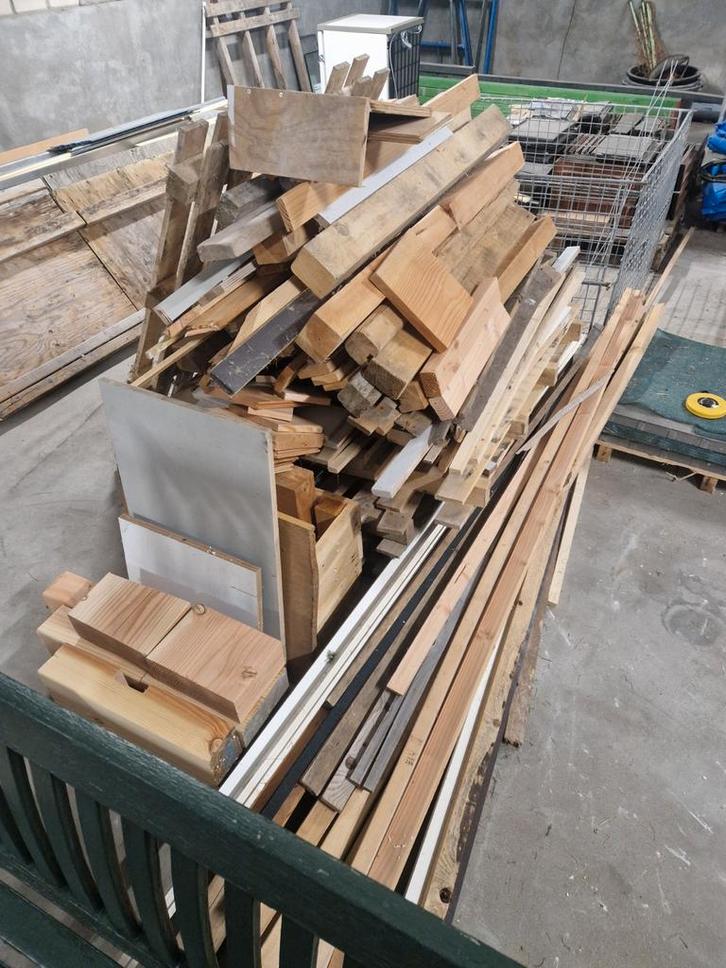 Stookhout - Diverse soorten en maten, Doe-het-zelf en Verbouw, Hout en Planken, Gebruikt, Overige typen, Ophalen