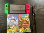 Nintendo Switch + Donkey Kong + Zelda, Spelcomputers en Games, Games | Nintendo Switch, Avontuur en Actie, Gebruikt, 1 speler