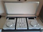 Pioneer dj set cdj350 djm350 in flightcase zgan, Ophalen, Zo goed als nieuw, Overige merken