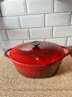 Le Creuset pan XL zie omschrijving, Huis en Inrichting, Keuken | Potten en Pannen, Ophalen, Zo goed als nieuw, Gietijzer, Koekenpan of Braadpan