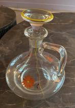 Vintage Karafje met 4 likeurglazen, Antiek en Kunst, Antiek | Glas en Kristal, Ophalen of Verzenden