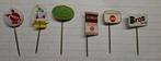 6 oude spelden van kruidenierswaren., Ophalen of Verzenden, Gebruikt, Overige onderwerpen