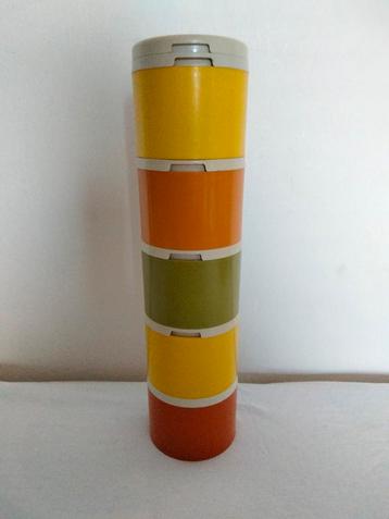 Vintage Stapelbare Kruidenpotjes beschikbaar voor biedingen