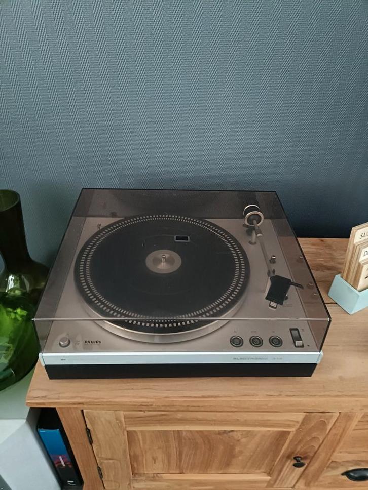 Philips Electronic 312 Platenspeler met voorversterker, Audio, Tv en Foto, Platenspelers, Gebruikt, Platenspeler, Philips, Ophalen