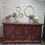 Prachtige grote eikenhouten dressoir, Ophalen, Zo goed als nieuw, 25 tot 50 cm, 50 tot 100 cm