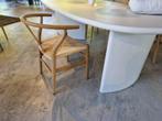 CH24 Wishbone Chair ,        set van 6 uit showroom te koop, Huis en Inrichting, Stoelen, Ophalen, Nieuw, Hout, Vijf, Zes of meer stoelen