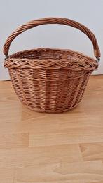 Mooie rieten mand met handvat, Gebruikt, Mand, Ophalen of Verzenden, Riet