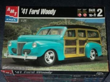 Bouwdoos 1941 Ford Woody Hot Rod AMT beschikbaar voor biedingen