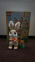 Lego konijn creator 3 in 1, Kinderen en Baby's, Speelgoed | Duplo en Lego, Ophalen of Verzenden, Zo goed als nieuw, Complete set
