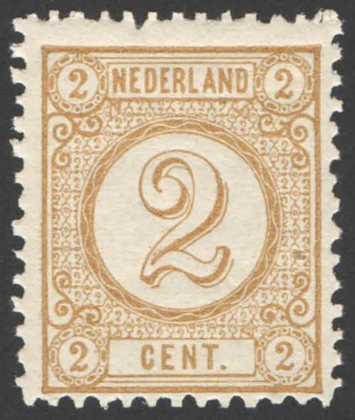 Nederland NVPH nr 32 postfris Cijfer 1876, Postzegels en Munten, Postzegels | Nederland, Postfris, T/m 1940, Verzenden