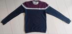 Blauw met paarse sweater van Refill, Kleding | Heren, Truien en Vesten, Refill, Zo goed als nieuw, Verzenden, Maat 48/50 (M)