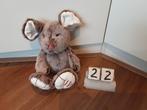 Rouge kaloo muis knuffel bruin  met rode neus, Ophalen, Zo goed als nieuw, Overige typen