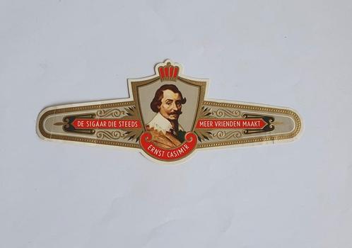 Ernst Casimir "De sigaar die steeds meer vrienden maakt"., Verzamelen, Rookartikelen, Aanstekers en Luciferdoosjes, Zo goed als nieuw