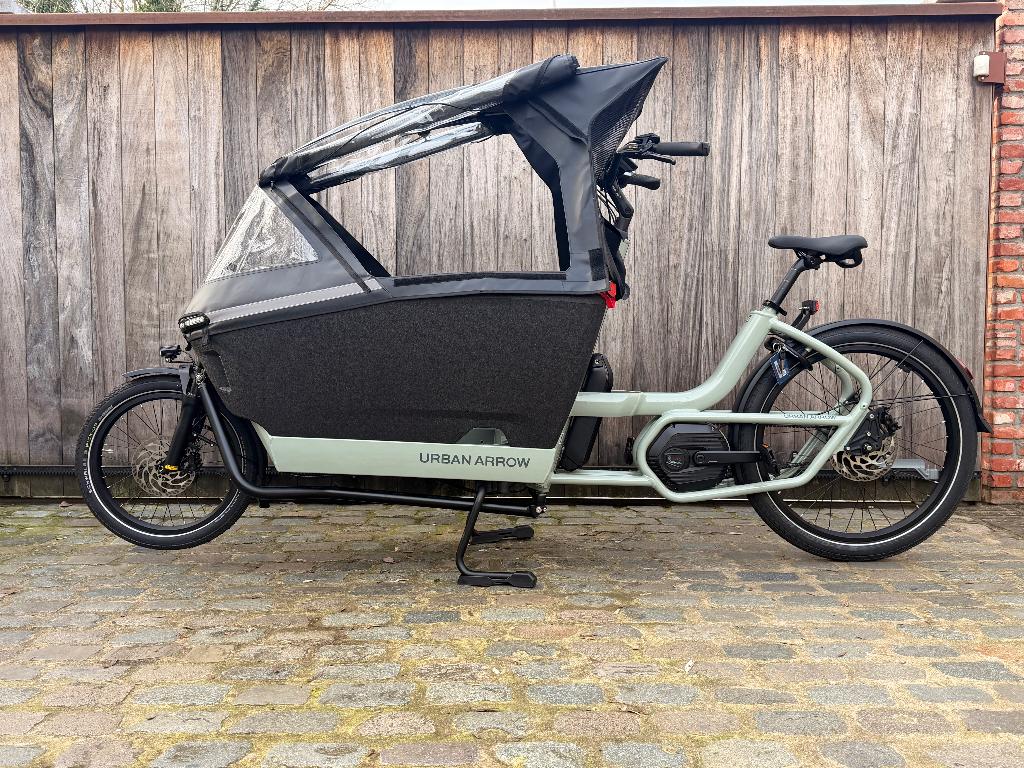 URBAN ARROW Family NEXT PRO bakfiets Green, Overige merken, Minder dan 10 versnellingen, Nieuw, 49 tot 53 cm