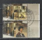 211 T --2290+ 2292 Carel Fabritius 2004 paartje, Postzegels en Munten, Postzegels | Nederland, Verzenden, Na 1940, Gestempeld