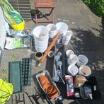 Bloempotten en diverse spullen, Ophalen, Rond, Minder dan 60 cm