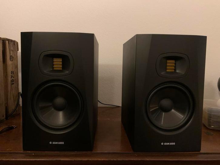 Adam Audio T7V Studio Monitoren (Paar), Audio, Tv en Foto, Luidsprekers, Zo goed als nieuw, Front, Rear of Stereo speakers, 60 tot 120 watt