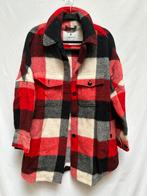 Winterjas woolrich coat jacket s rood wit check, Ophalen of Verzenden, Zo goed als nieuw, Zwart