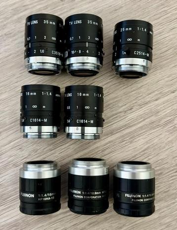 PENTAX - FUJINON - C-Mount Lenzen voor Machine Vision Camera beschikbaar voor biedingen
