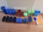 Tupperware, Huis en Inrichting, Keuken | Tupperware, Ophalen of Verzenden, Zo goed als nieuw, Blauw