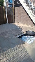 GEZOCHT 50 bij 50 betontegels, Tuin en Terras, Tegels en Klinkers, Ophalen, Gebruikt, Overige typen, 10 m² of meer