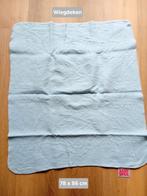 Wiegdeken zacht katoen babyblauw, Ophalen of Verzenden, Gebruikt, 85 tot 100 cm, Deken