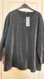 See You Glinsterend lurex shirt 48, Kleding | Dames, Grote Maten, Verzenden, Nieuw, Zwart, Shirt of Top