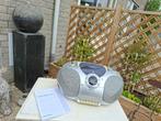 draagbare radio met cd en cassettedeck en boekje grundig, Ophalen of Verzenden, Gebruikt, Overige merken, Met radio
