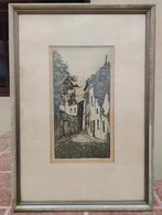 Oude litho Maastricht, Antiek en Kunst, Kunst | Litho's en Zeefdrukken, Ophalen
