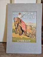 Van Rijn's mosterd reclame poster, Verzamelen, Ophalen of Verzenden, Zo goed als nieuw, Reclamebord
