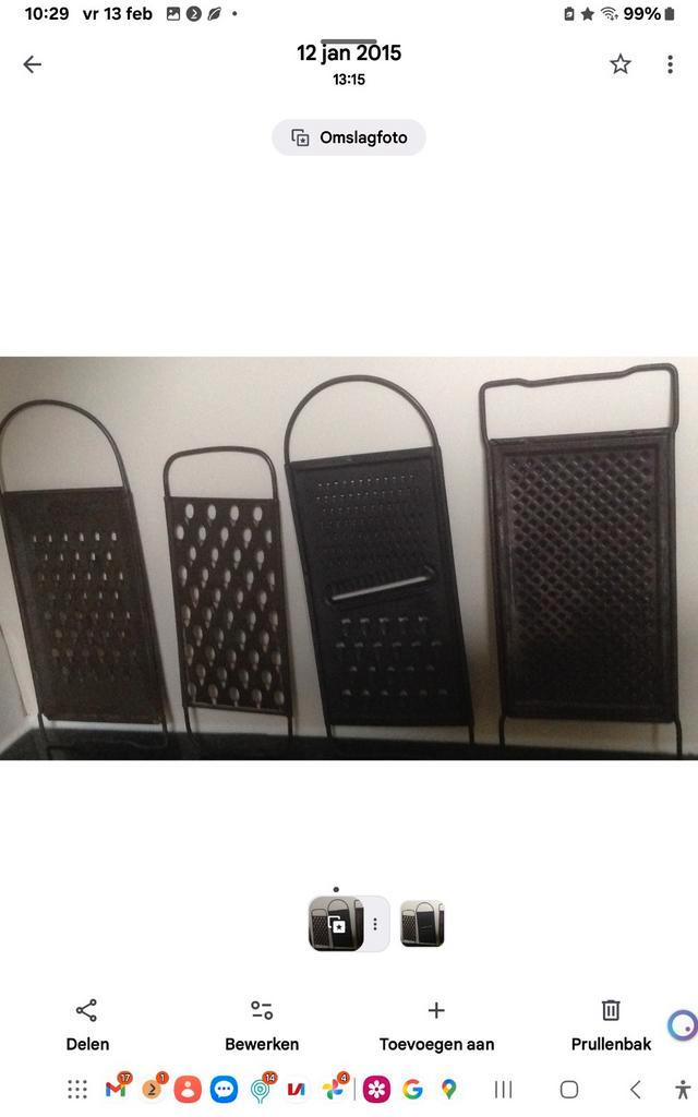 Oude Keuken Raspen - Decoratie, Huis en Inrichting, Keuken | Keukenbenodigdheden, Gebruikt, Ophalen of Verzenden