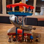 paw patrol uitkijktoren en speelfiguren, Ophalen of Verzenden, Gebruikt