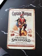 Mooi vintage bord van Captain Morgan 20x30, Ophalen of Verzenden, Zo goed als nieuw, Reclamebord