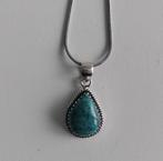 Edelsteenhanger Arizona Turkoois  in Zilver "Nieuw", Nieuw, Ophalen of Verzenden, Met edelsteen, Zilver