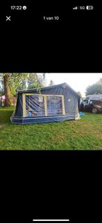 Gerjak Tago 6 persoons vouwwagen met grote luifel., Caravans en Kamperen, Vouwwagens, Beige, Aanwezig, Tot en met 6, Ophalen