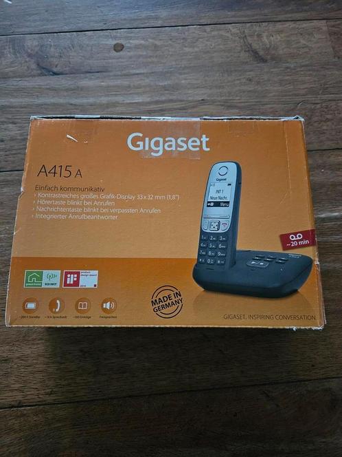 Gigaset A415A Black / Silver nieuw in doos., Telecommunicatie, Vaste telefoons | Handsets en Draadloos, Nieuw, 1 handset, Ophalen of Verzenden