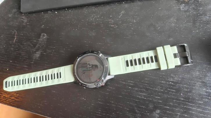 Garmin Fenix 6 Sapphire, Sieraden, Tassen en Uiterlijk, Smartwatches, Zo goed als nieuw, Grijs, Afstand, Calorieverbanding, Conditie