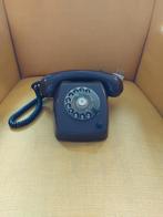 Vintage PTT T65 Draaischijf telefoon. de Luxe Bruin., Ophalen of Verzenden
