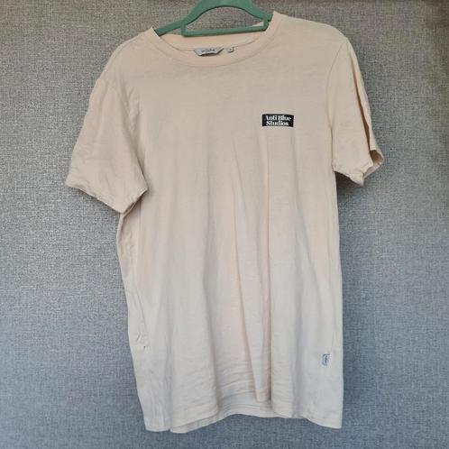Crème T-Shirt met een kwal op de achterkant van Anti Blue., Kleding | Heren, T-shirts, Gedragen, Verzenden