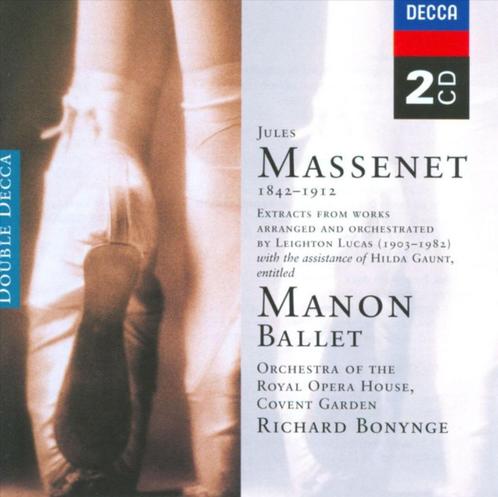 MASSENET Manon 2 - CD BONYNGE DECCA NIEUWSTAAT, Cd's en Dvd's, Cd's | Klassiek, Zo goed als nieuw, Opera of Operette, Romantiek