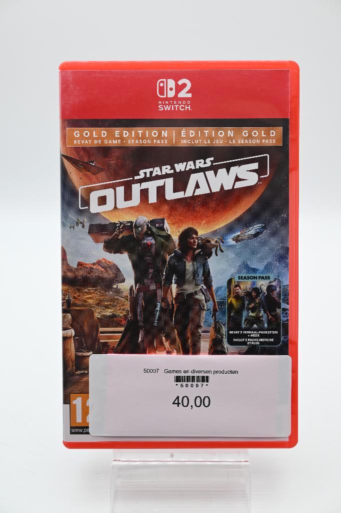 Star Wars Outlaws - Nintendo Switch 2 Nu voor €30.00, Spelcomputers en Games, Games | Nintendo Switch, Zo goed als nieuw, Avontuur en Actie