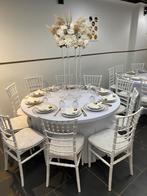 Chiavari Tiffany stoelen te huur. 40 stuks. Complete setting, Ophalen, Overige