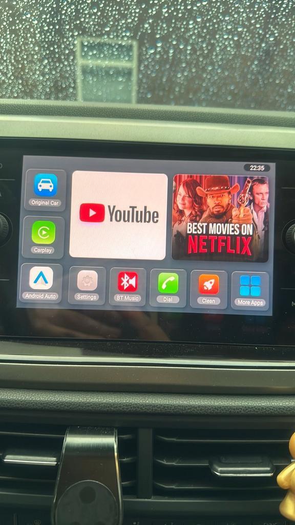 CarplayBox Android 14 Draadloze Carplay Auto netflix IPTV, Auto diversen, Autoradio's, Zo goed als nieuw, Ophalen of Verzenden