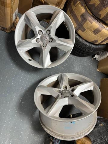 2X 8R0601025CG Audi 8R Q5 Velg Velgen 8 x 18" inch ET39 beschikbaar voor biedingen