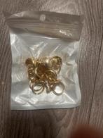Gouden ringen set (nep goud), Overige materialen, Nieuw, Ophalen of Verzenden, 17 tot 18
